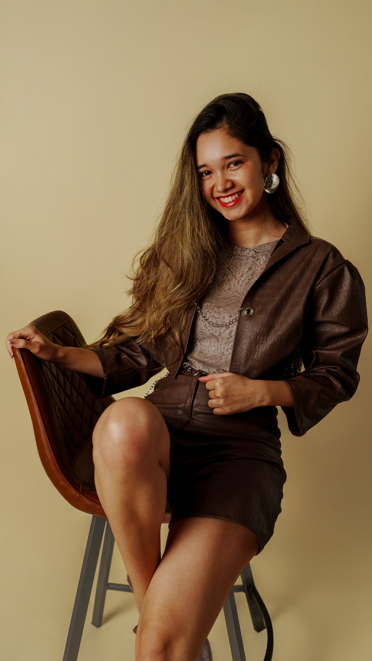 Short “Hagalaz” Marrón