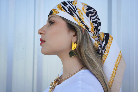 Aros Pétalos Dorados