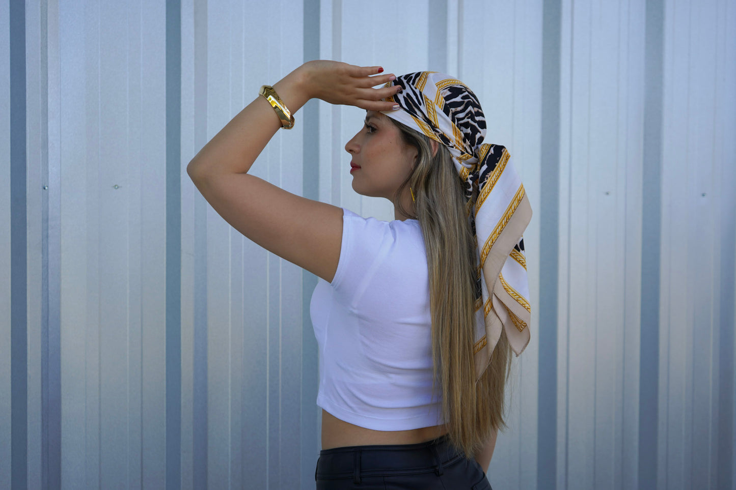 Brazalete Espejo Dorado