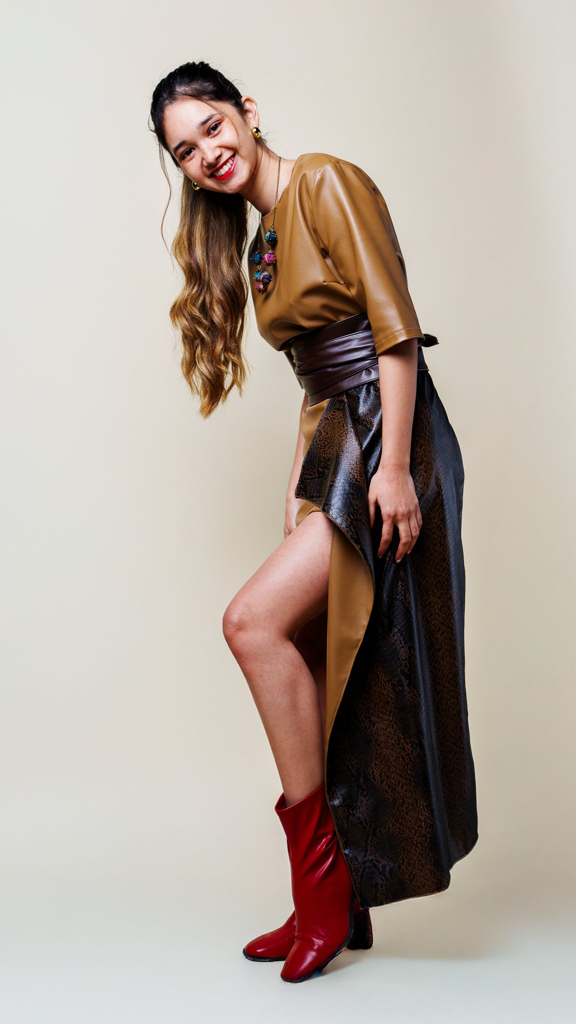 Vestido “Golden Viper”